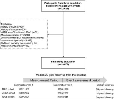 The association of body mass index variability with cardiovascular disease and mortality: a mediation analysis of pooled cohorts